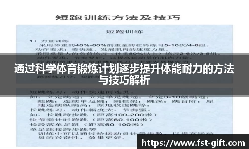 通过科学体育锻炼计划逐步提升体能耐力的方法与技巧解析